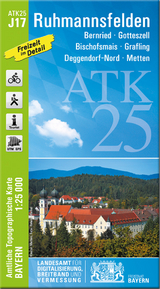 ATK25-J17 Ruhmannsfelden (Amtliche Topographische Karte 1:25000) - 