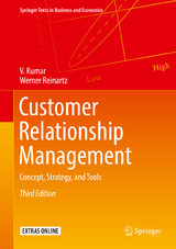 Customer Relationship Management - Kumar, V.; Reinartz, Werner