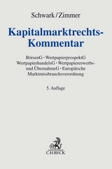 Kapitalmarktrechts-Kommentar - Schwark, Eberhard; Zimmer, Daniel