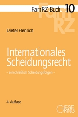 Internationales Scheidungsrecht - Henrich, Dieter