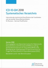 ICD-10-GM 2018 Systematisches Verzeichnis - Graubner, Bernd