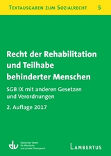 Recht der Rehabilitation und Teilhabe behinderter Menschen