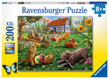 Ravensburger Kinderpuzzle - 12828 Entdecker auf vier Pfoten - Katzen und Hunde-Puzzle für Kinder ab 8 Jahren, mit 200 Teilen im XXL-Format