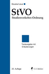 StVO Straßenverkehrs-Ordnung - 