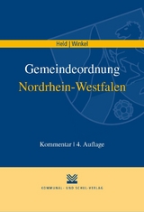 Gemeindeordnung Nordrhein-Westfalen - Held, Friedrich W; Winkel, Johannes