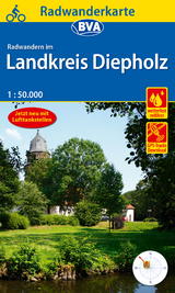 Radwanderkarte BVA Radwandern im Landkreis Diepholz 1:50.000, reiß- und wetterfest, GPS-Tracks Download - 