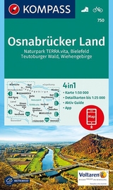 KOMPASS Wanderkarte Osnabrücker Land - 