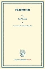 Handelsrecht. - Karl Wieland