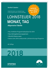 Tabelle, Lohnsteuer 2018 Monat, Tag - 