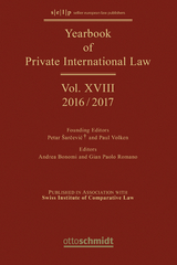 Yearbook of Private International Law Vol. XVIII – 2016/2017 - 