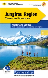 Kümmerly+Frey Wanderkarte 18 Jungfrau Region 1:60.000