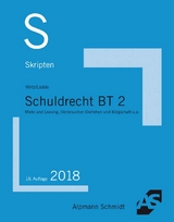 Skript Schuldrecht BT 2 - Wirtz, Tobias; Lüdde, Jan Stefan