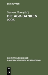 Die AGB-Banken 1993 - 