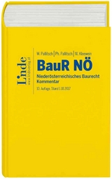 BauR NÖ | Niederösterreichisches Baurecht - Pallitsch, Wolfgang; Pallitsch, Philipp; Kleewein, Wolfgang