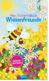 Sticker-Malbuch Wiesenfreunde mit Stickern