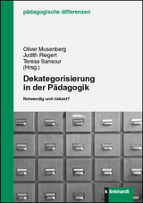 Dekategorisierung in der Pädagogik - 