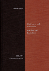 Gleichheit und Gleichmaß. Equality and Equitability - Kirstin Bunge