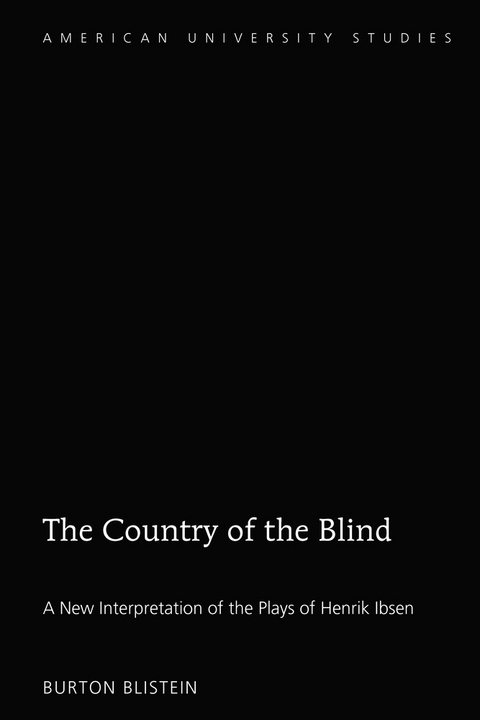 The Country of the Blind - Burton Blistein