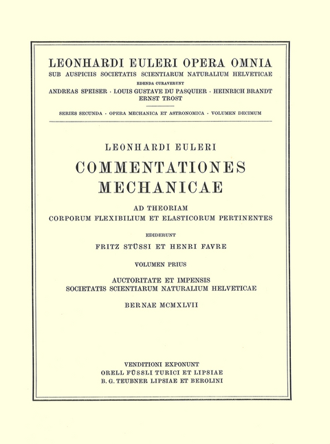 Commentationes mechanicae ad theoriam motus punctorum pertinentes 2nd part - Leonhard Euler