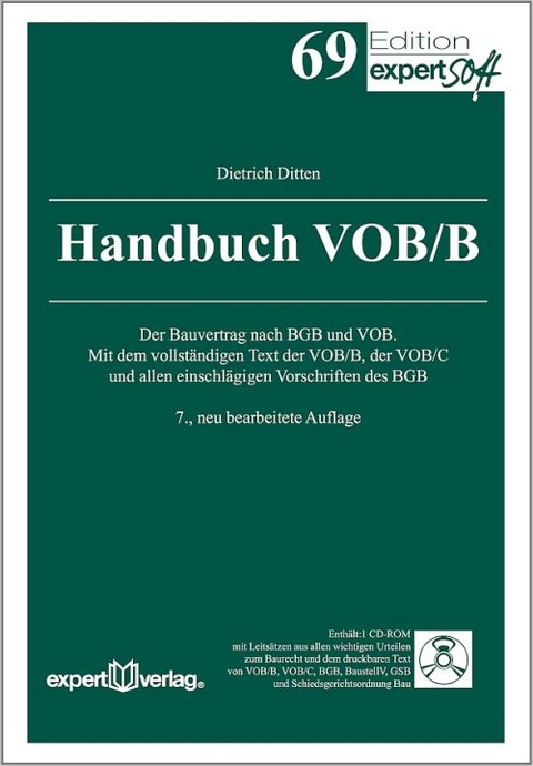 Handbuch VOB/B - Dietrich Ditten