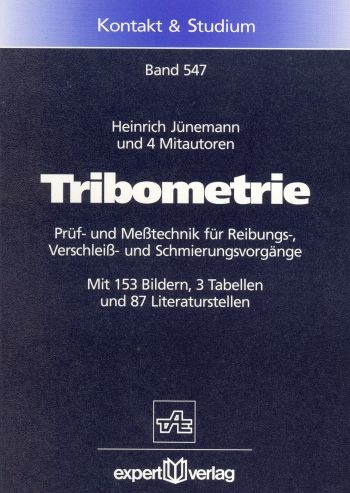 Tribometrie - Heinrich Jünemann