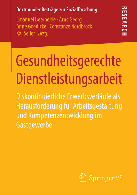 Gesundheitsgerechte Dienstleistungsarbeit - 