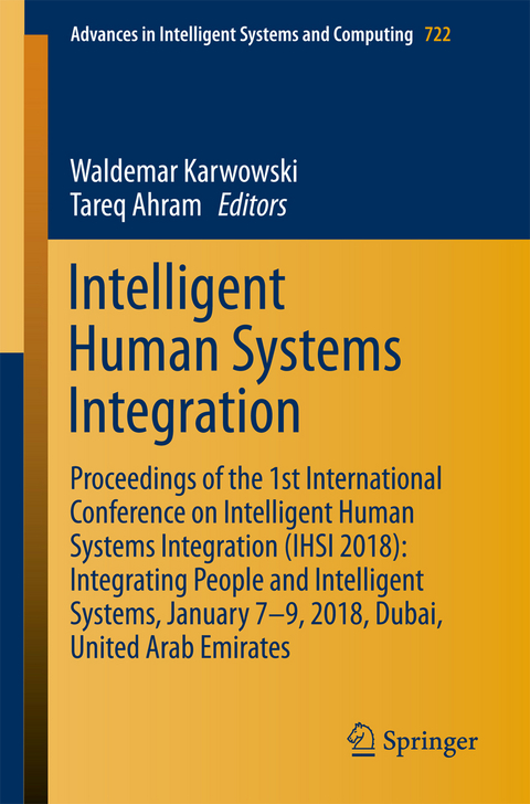 Intelligent Human Systems Integration - 