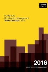 JCT Construction Management Trade Contract 2016