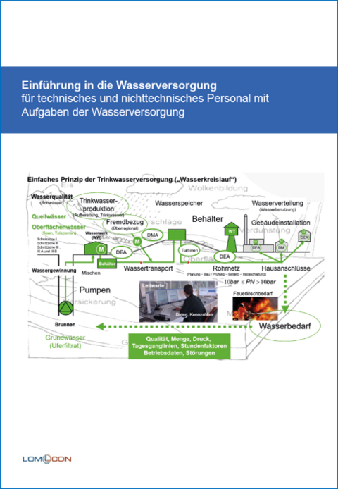 Einführung in die Wasserversorgung für technisches und nichttechnisches Personal mit Aufgaben der Wasserversorgung - 