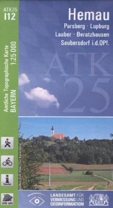 ATK25-I12 Hemau (Amtliche Topographische Karte 1:25000) - Breitband und Vermessung Landesamt für Digitalisierung  Bayern