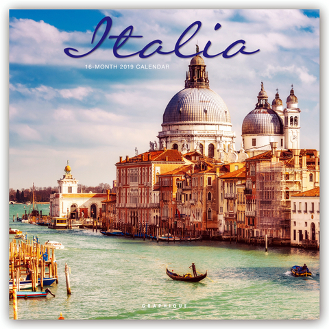 ITALIA 2019 SQUARE WALL CALENDAR -  Graphique