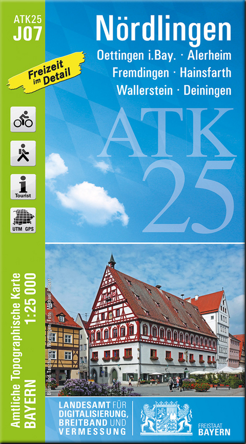 ATK25-J07 Nördlingen (Amtliche Topographische Karte 1:25000)