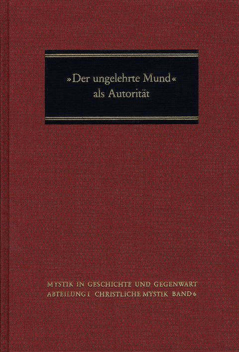 »Der ungelehrte Mund« als Autorität - Marianne Heimbach