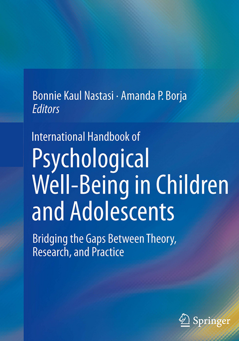 International Handbook of Psychological Well-Being in Children and Adolescents - 