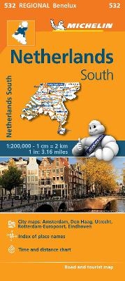 Netherlands South - Michelin Regional Map 532 -  Michelin