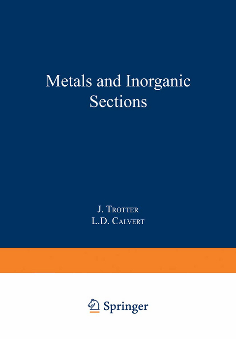 Metals and Inorganic Sections - 