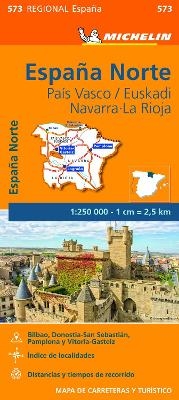 Pais Vasco, Navarra, La Rioja - Michelin Regional Map 573 -  Michelin