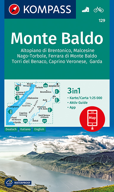 KOMPASS Wanderkarte Monte Baldo - 