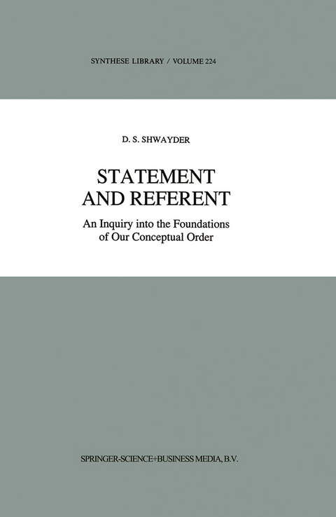 Statement and Referent - D.S. Shwayder