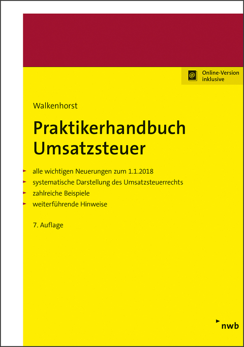 Praktikerhandbuch Umsatzsteuer - Ralf Walkenhorst