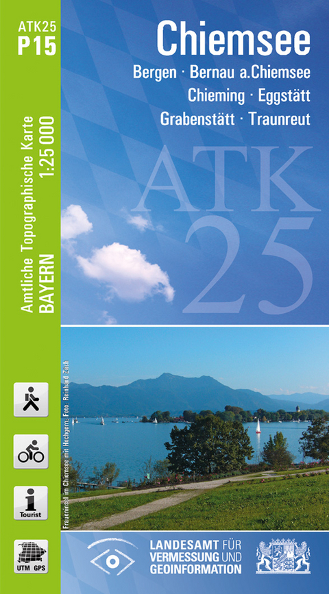 ATK25-P15 Chiemsee (Amtliche Topographische Karte 1:25000) - Breitband und Vermessung Landesamt für Digitalisierung  Bayern