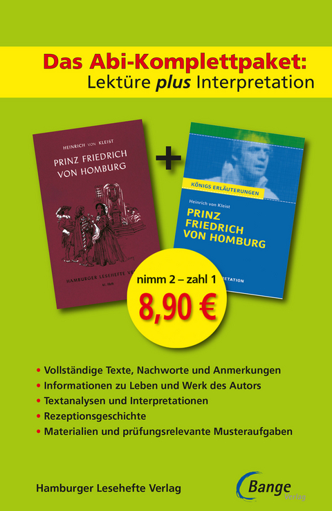 Prinz Friedrich von Homburg von Heinrich von Kleist – Lektüre plus Interpretation - Heinrich von Kleist