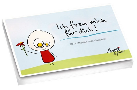 Ich freue mich für dich! - Postkartenbuch