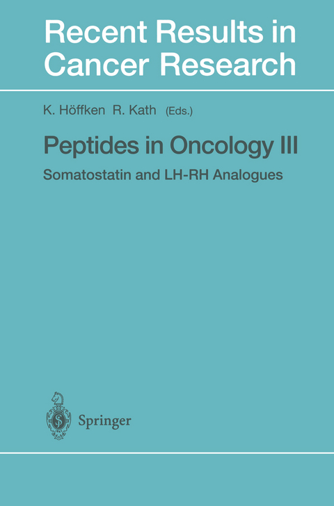 Peptides in Oncology III - 