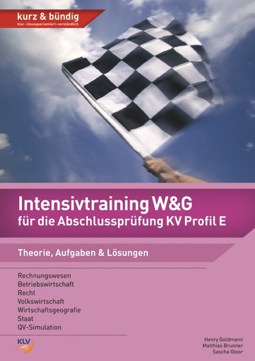 Intensivtraining W&G für die Abschlussprüfung KV Profil E - Henry Goldmann, Matthias Brunner, Sascha Gloor