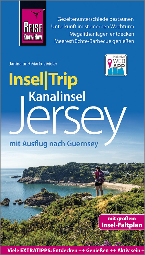 Reise Know-How InselTrip Jersey mit Ausflug nach Guernsey - Janina Meier, Markus Meier