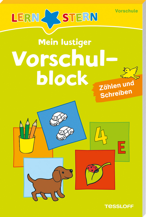 LERNSTERN Mein lustiger Vorschulblock. Zählen und Schreiben ab 4 Jahren