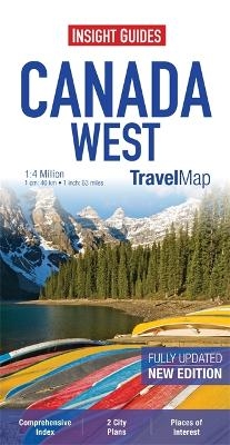 Insight Guides Travel Map Canada West -  APA Publications Limited