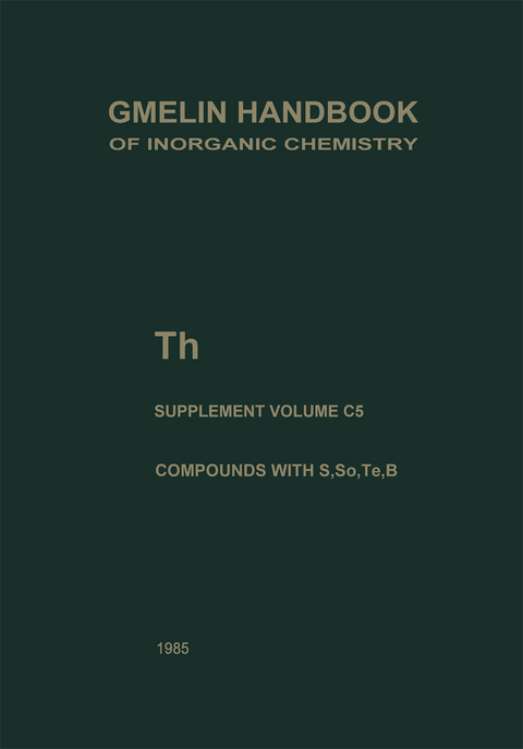 Th Thorium - David Brown, Horst Wedemeyer