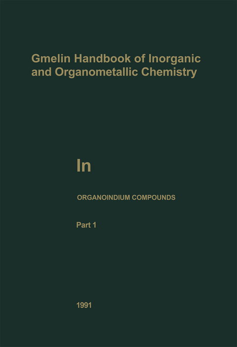 In Organoindium Compounds - Johann Weidlein